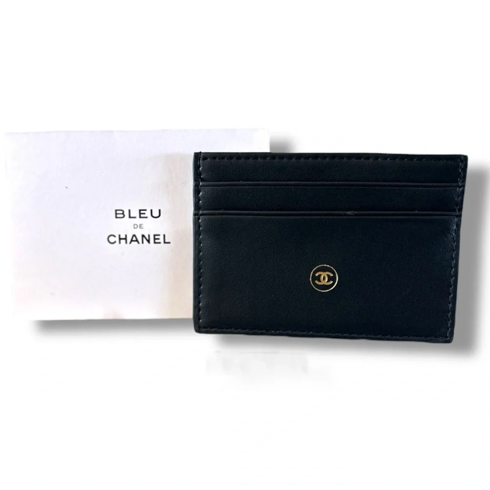 CHANEL cardholder bleu